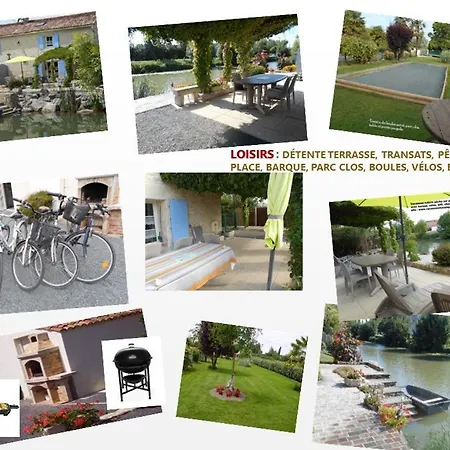 Marais Poitevin Pêche ,barque, Vélos, Wifi, Linge, Cheminée, Cuisine *