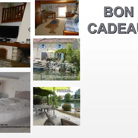 Marais Poitevin Bord Riviere Peche ,barque, Velos, Wifi, Linge, Cheminee, Cuisine, Terrain De Boules 度假居 La Taillee