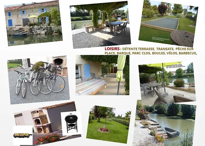 Marais Poitevin Pêche ,barque, Vélos, Wifi, Linge, Cheminée, Cuisine *