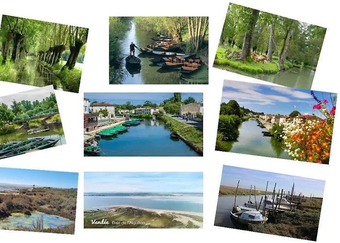 Marais Poitevin Pêche ,barque, Vélos, Wifi, Linge, Cheminée, Cuisine Сasa de vacaciones La Taillee